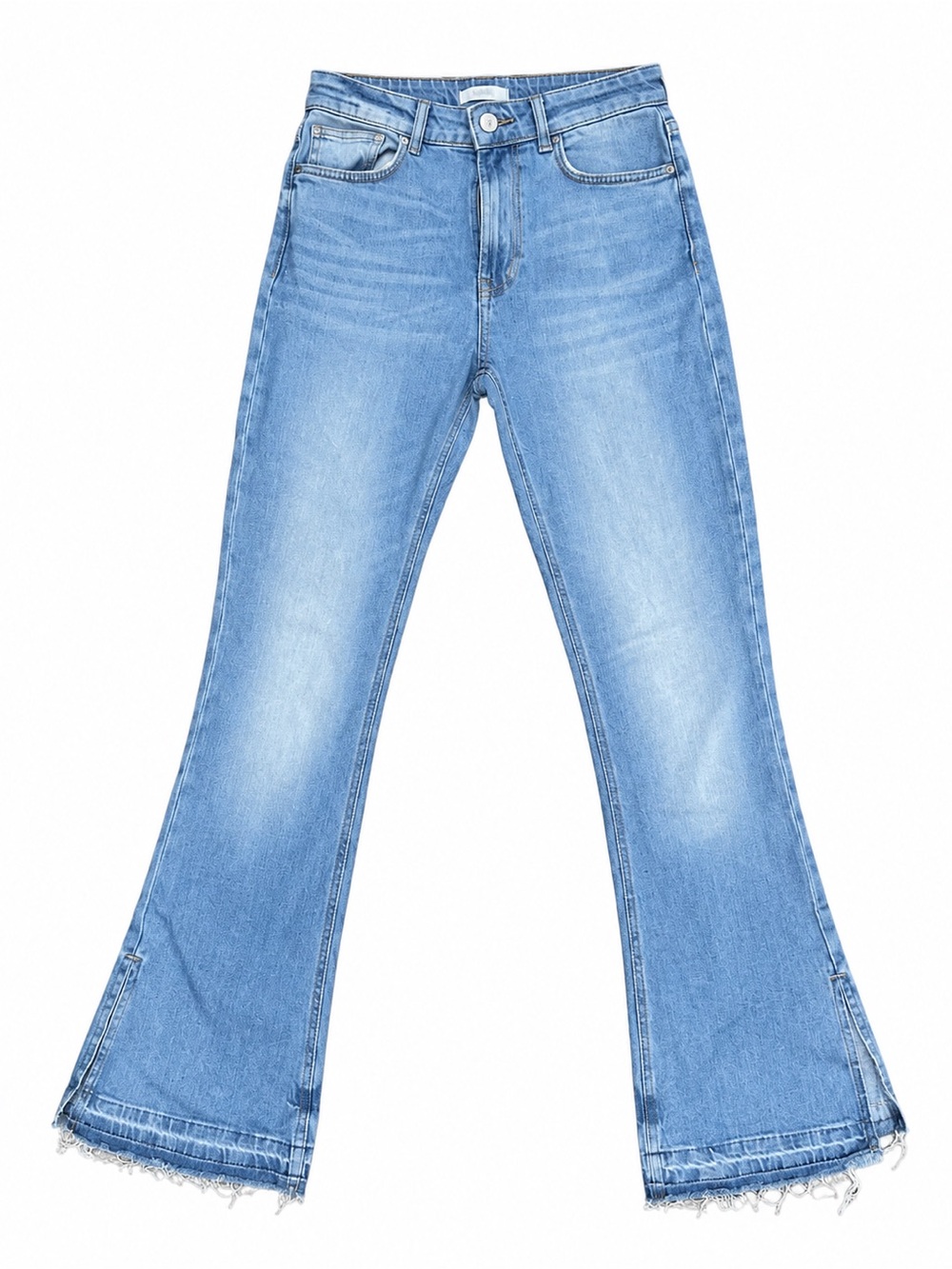 NWT Forever 21 Premium High Rise Bootcut Jeans Size 27 Light Wash